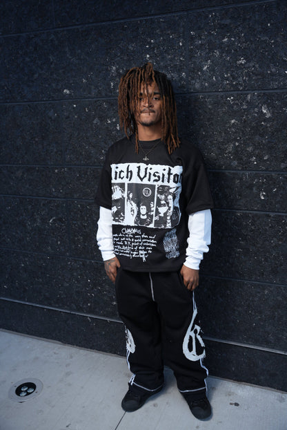 Rich Visitor Black Sweatpants