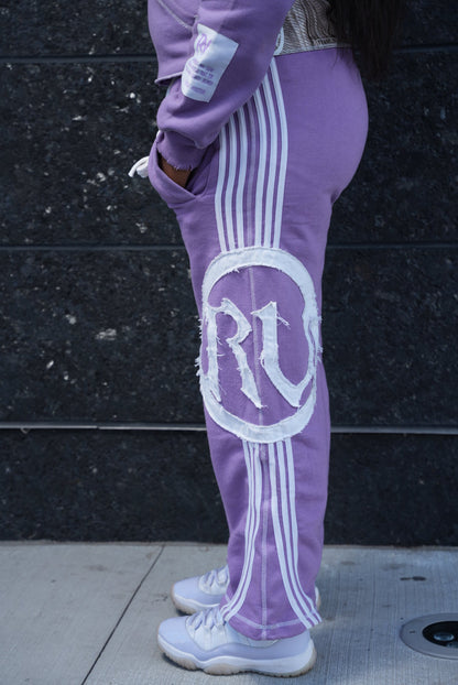 Rich Visitor Purple Sweatpants